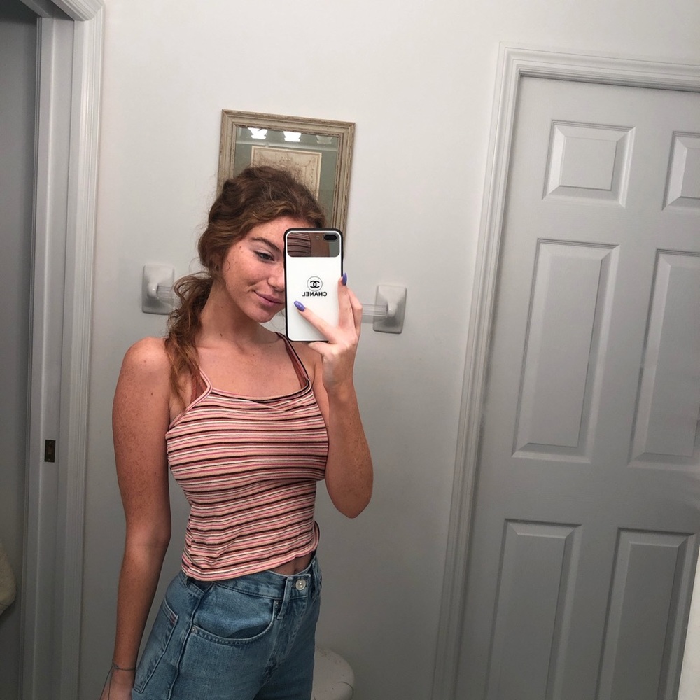 pacsun stripped tank top